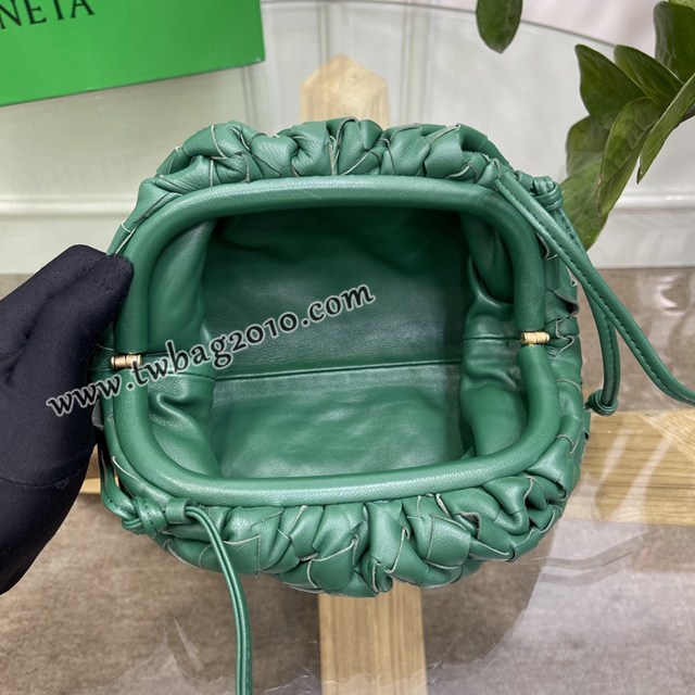 Bottega veneta高端女包 98061 寶緹嘉升級版小號編織雲朵包 BV經典款純手工編織羔羊皮女包  gxz1162
